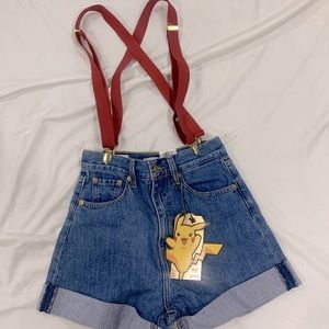 NWT Levi X Pokemon Misty Shorts size 25